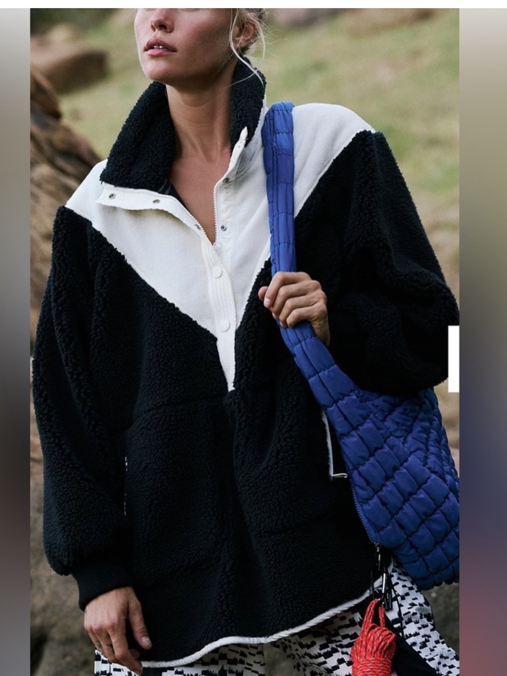 Free People Fall to Rise Fleece Pullover - Picture 2 of 6